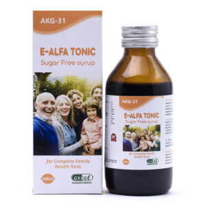 E-Alfa Tonic Sugar Free Syrup